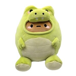 Smoko Croc Tayto Mochi 11" Plush Green Potato Alligator Stuffed‎ Toy Kawaii